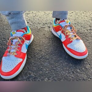 Nike Dunk Low QS LeBron James Fruity Pebbles 
Men’s Size 9